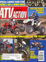 October, 2002 issue of ATV Action featuring  Daniel Leavitt